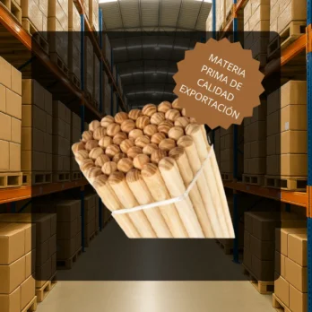 Cabo De Madera Marrón Claro Rosca 1.2m –