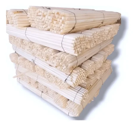 Cabo De Madera Marrón Claro Rosca 1.2m -